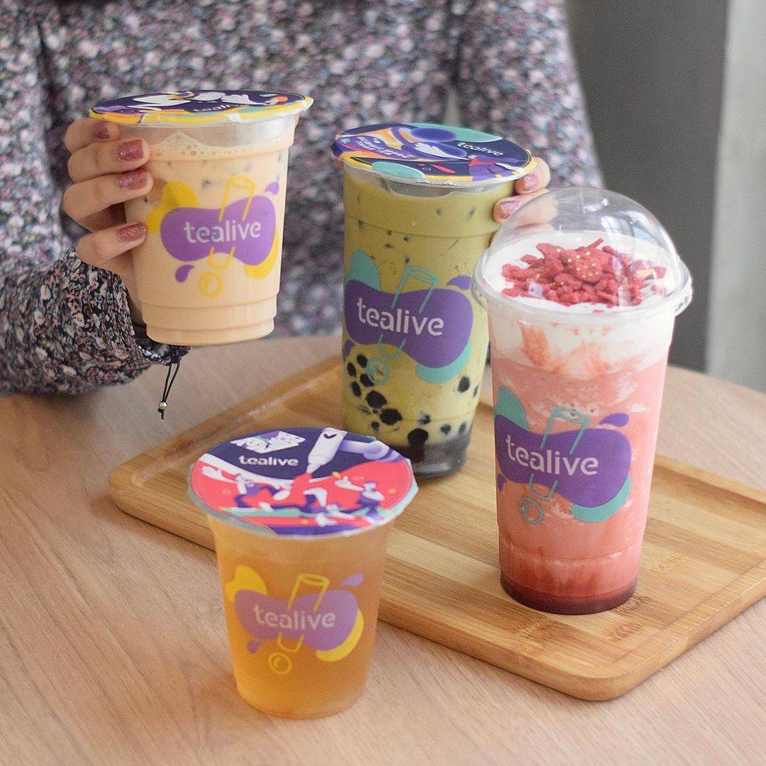 TEALIVE beverages.